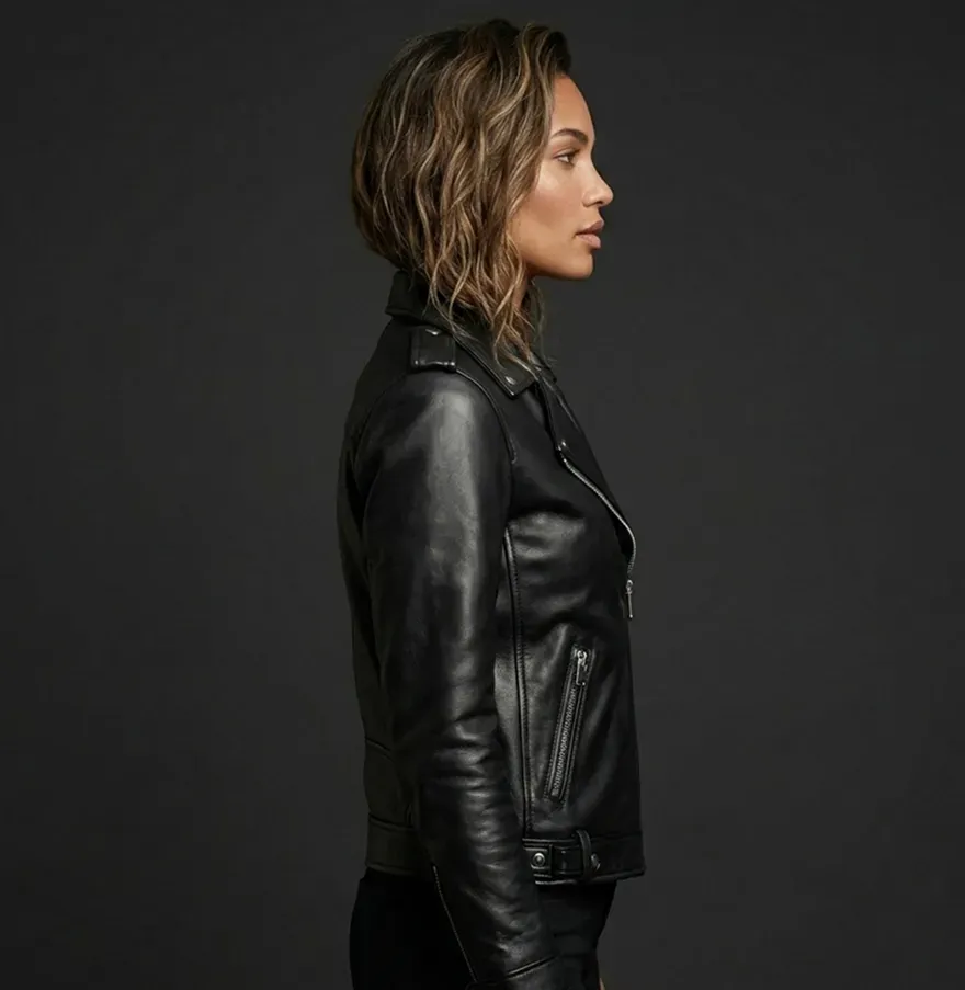 Black Biker Jacket