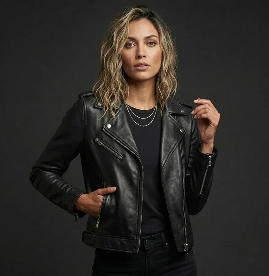 Translation missing: en.Black Biker Jacket