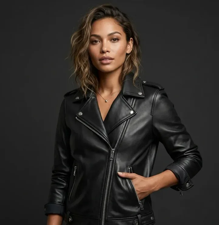 Black Biker Jacket
