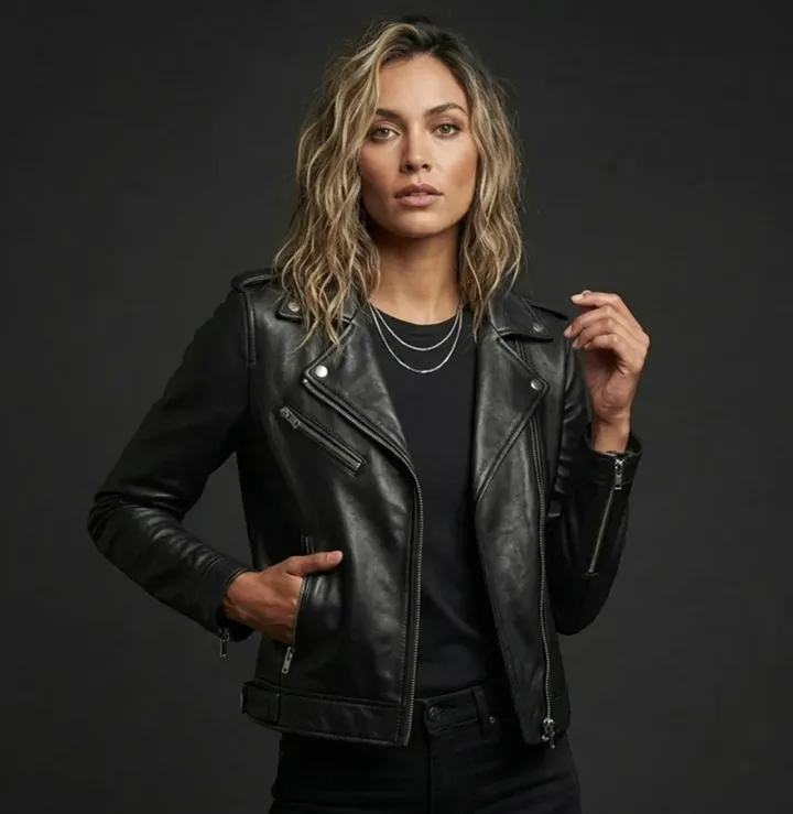 Black Biker Jacket