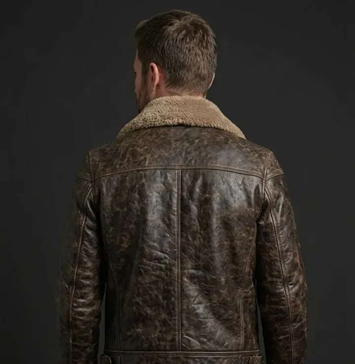 Brown Shearling Jacket