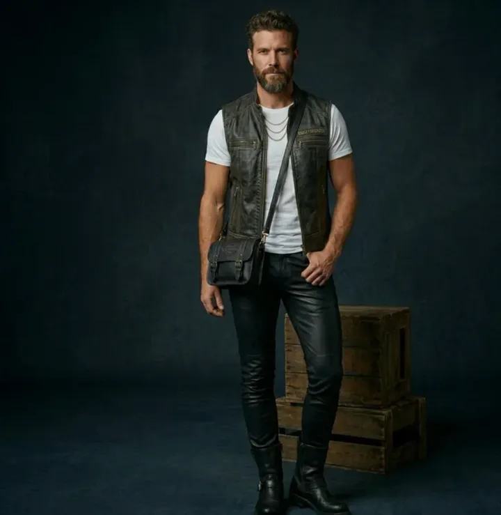 The Rebel Leather Vest