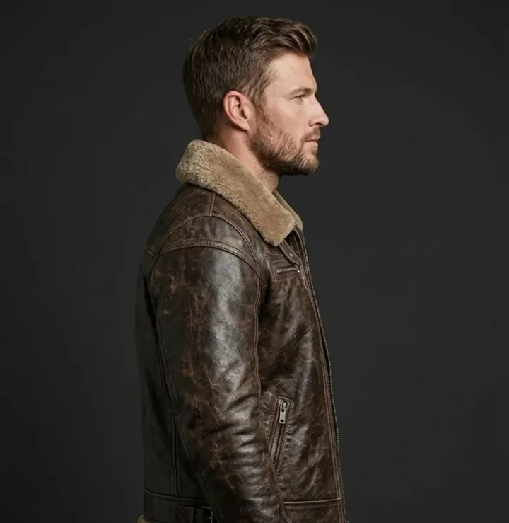 Brown Shearling Jacket